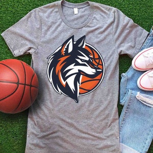 Wolves Basketball Png Svg Eps Dxf Huskies Basketball Svg, Grey Wolf ...