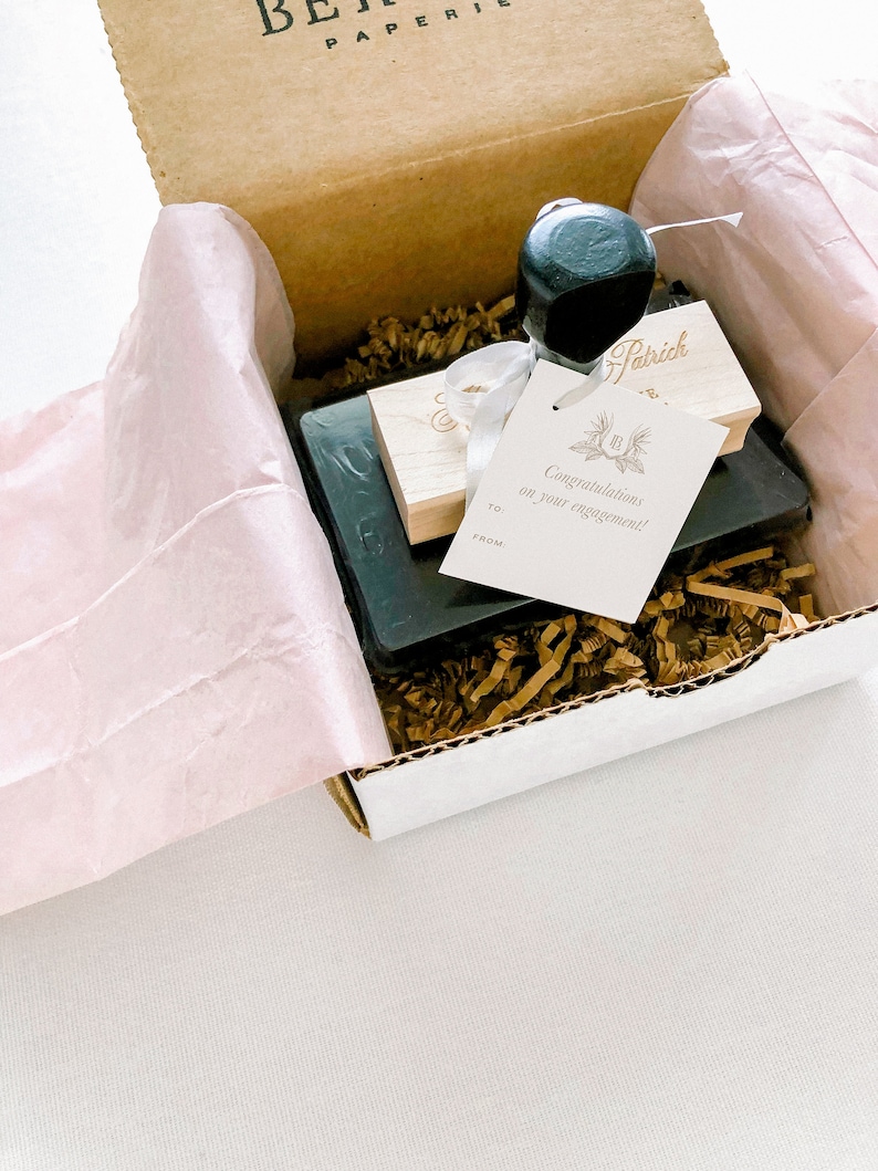 Calligraphy Return Address Stamp: Personalized Stationery Gift - Etsy