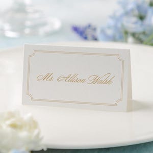 Name Place Cards Wedding