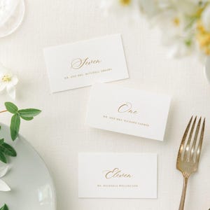 Escort Cards Printed, Name Place Cards Wedding