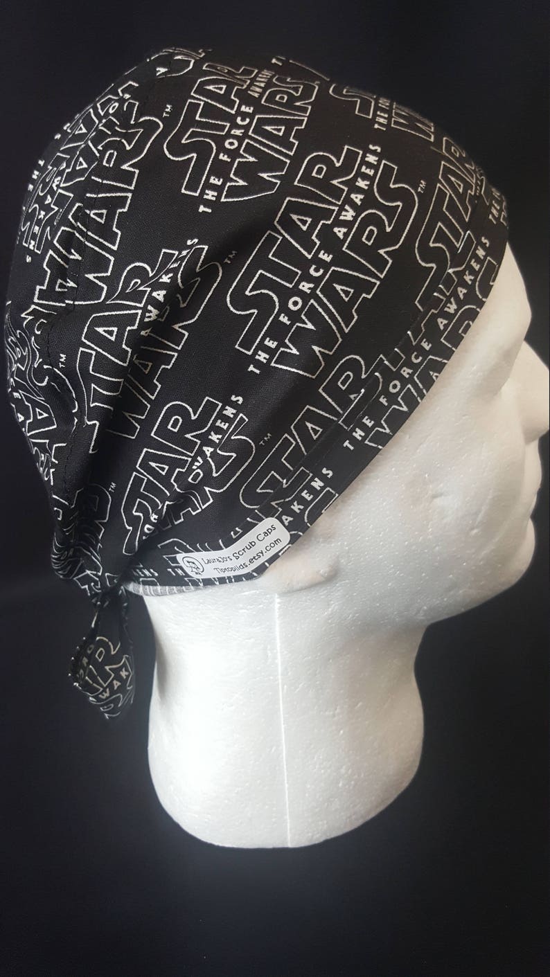 Star Wars The Force Awakens Tie Back Surgical Scrub Hat