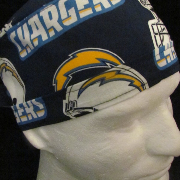 Vintage San Diego Chargers NFL Football Surgical Tie Back Scrub Hat