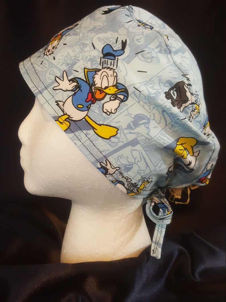 Disney Donald Duck Surgical Scrub Hats Etsy