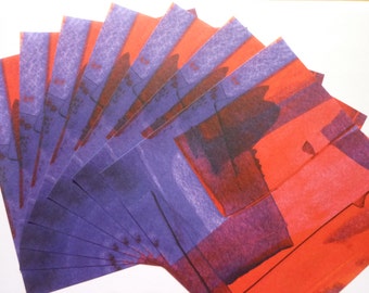 Origamipapier Rot-Lila-Violett 15x15cm 30 Blatt