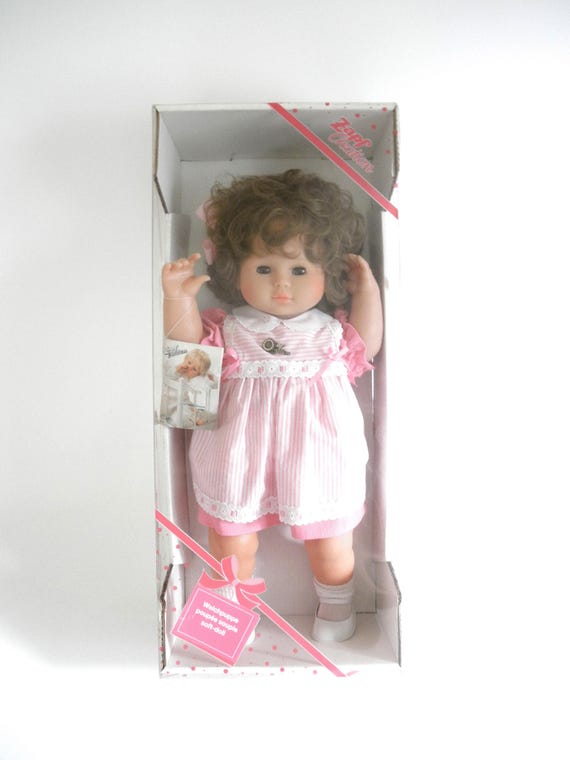 VINTAGE ベアードール　親子セット Vintage 1985 Zapf Creation Valerie Doll in Original Box - West