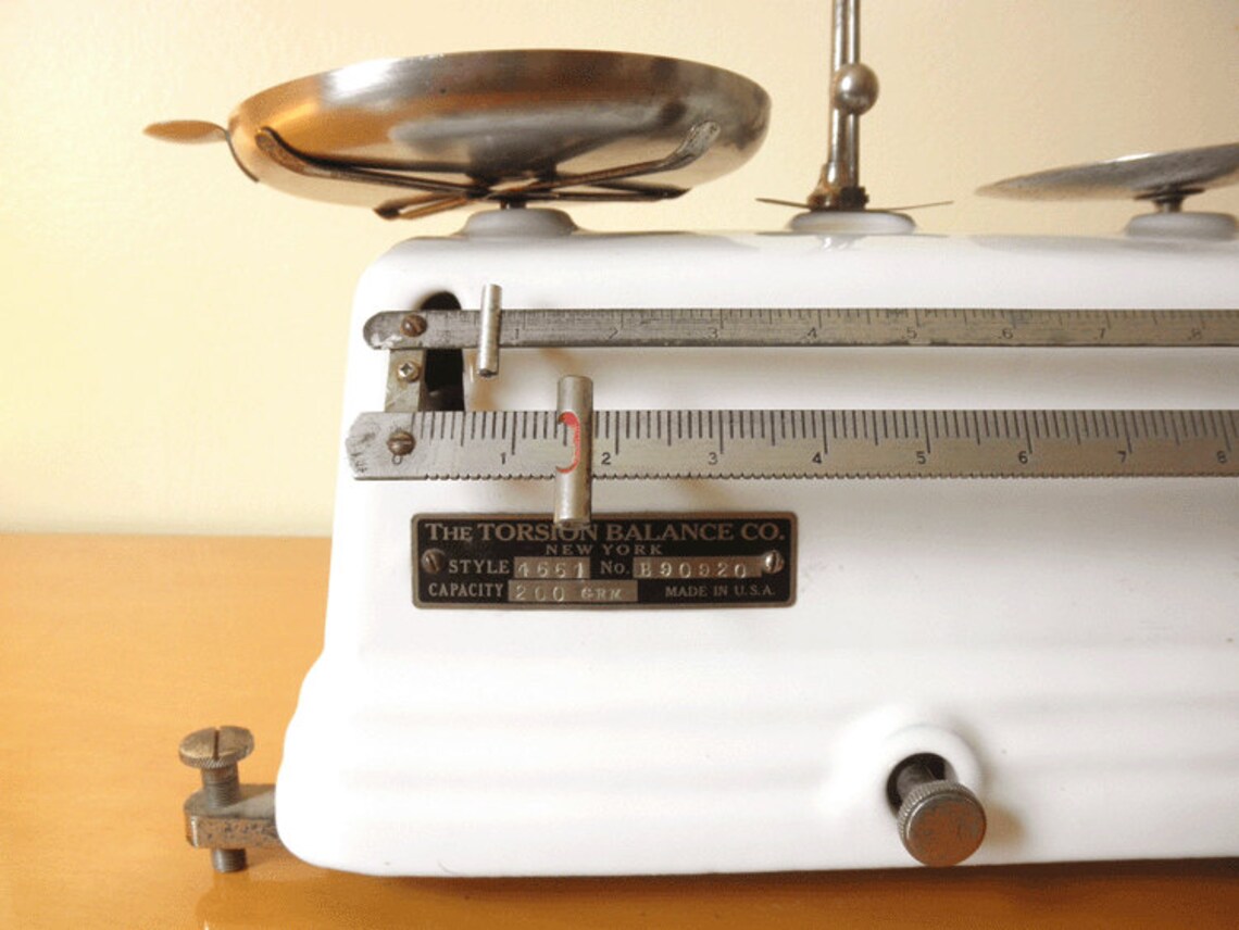 Antique 1900's Torsion Balance Co. Pharmacy Scale Etsy