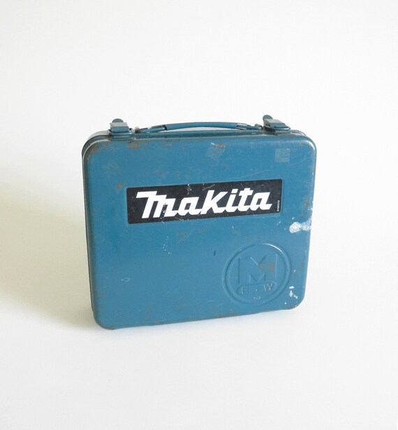 Vintage Metal MAKITA Tool Box Drill 
