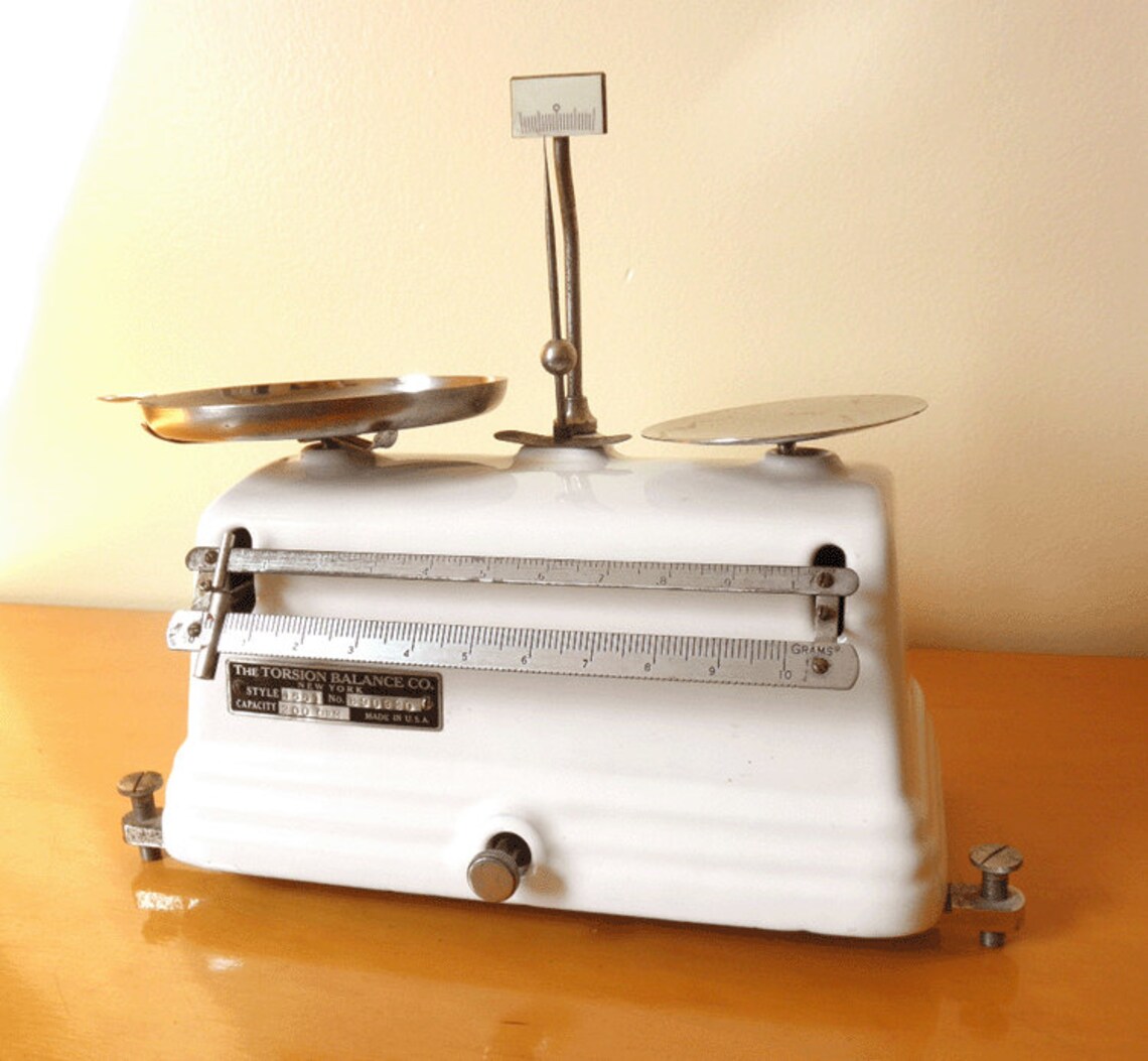 Antique 1900's Torsion Balance Co. Pharmacy Scale Etsy