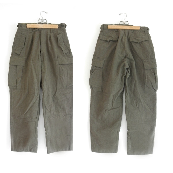 Original Irish military royal rangers green wool pants dress formal trousers main image 1
