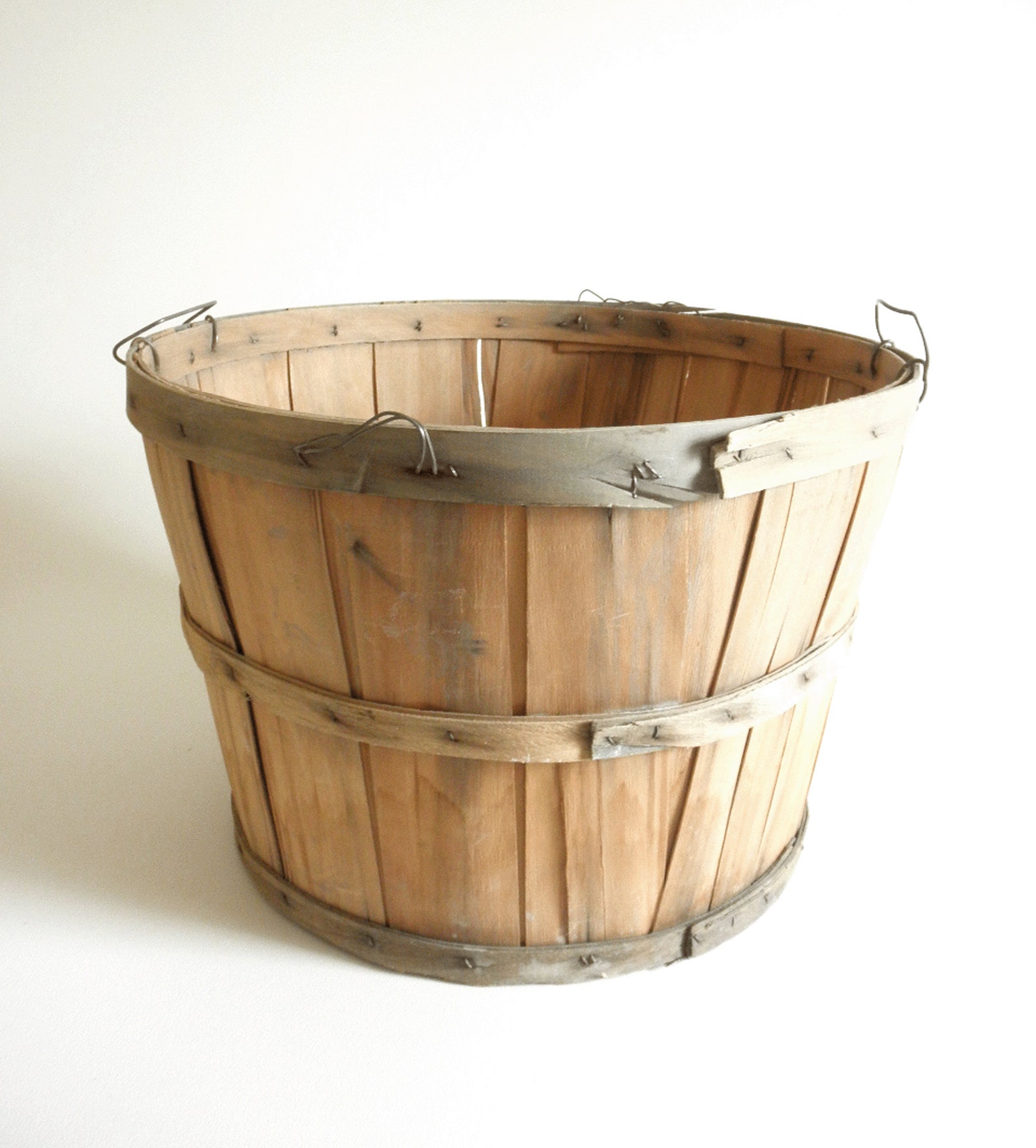 Vintage Orchard Harvest Basket/ Bushel Basket Country Etsy