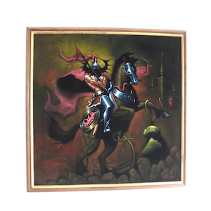 70's Velvet Painting - Etsy