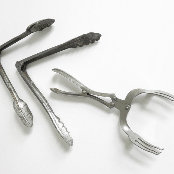 Antique Tongs Etsy