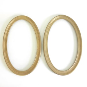 Antique Gold Oval Picture Frame, Large Wooden Oval Gold Frame, Large Wall Mirror Frame- Price is PER Frame