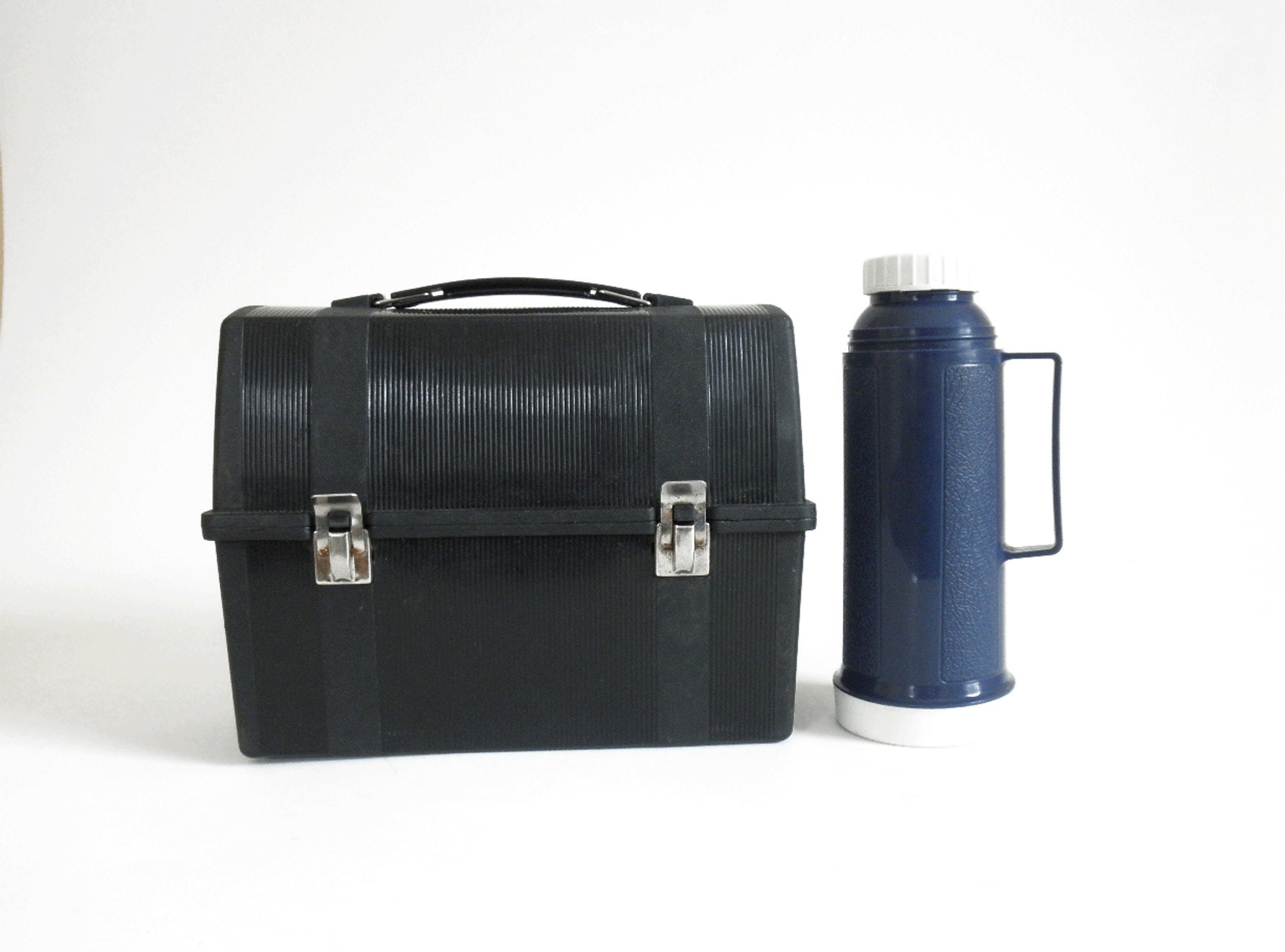 Metal Lunch Box with Thermos 3D model