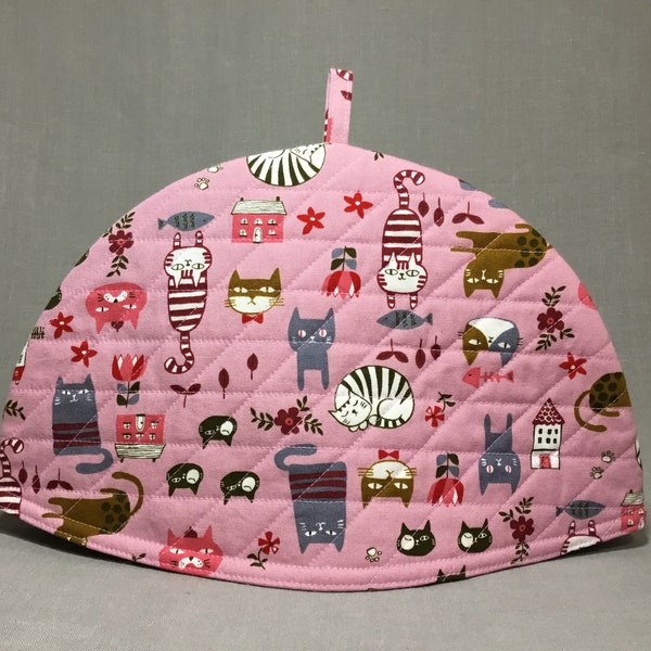 Cat Town Quilted TeaPot Cozy