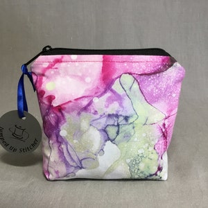Modern Love By Northcott fabric Boxy Little Zipper Bag