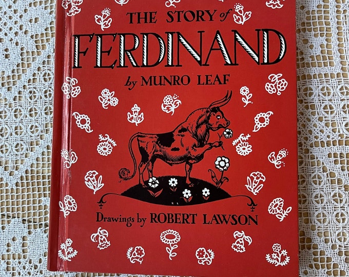 The Story of Ferdinand, the Bull. Vintage Children's Classic Storybook
