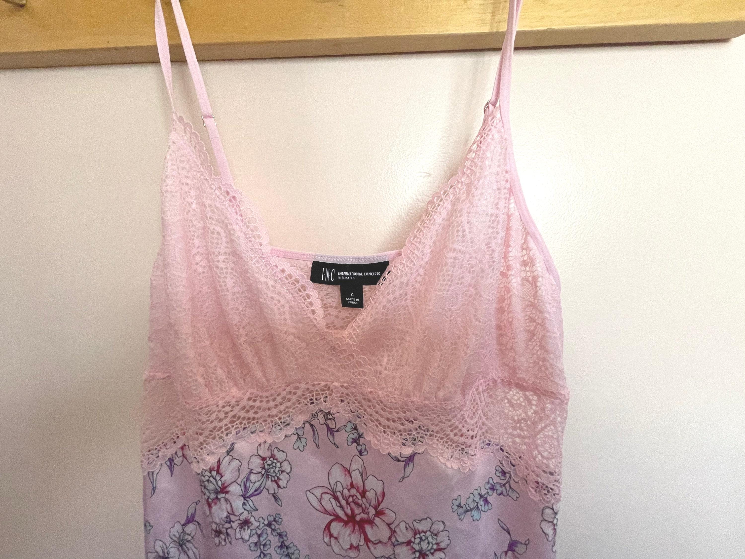 Vintage INC International Intimates Night Gown. Sexy, Size Small Pink ...