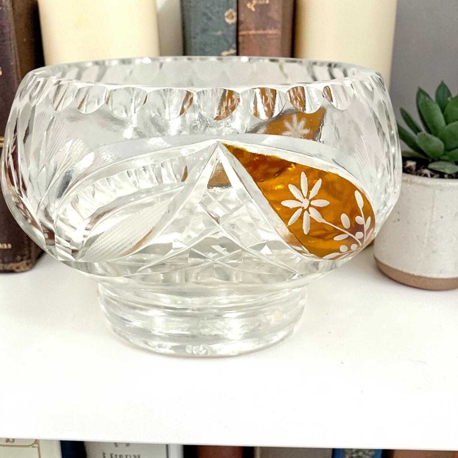 Julia Crystal Bowl - Etsy