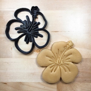 Hibiscus Cookie Cutter 3D Printed