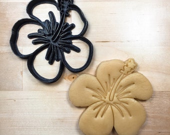 Hibiscus Cortador de Galletas 3D Impreso
