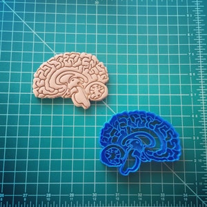 Brain Cookie Cutter 3D Printed