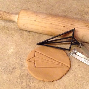 3D Printed Paper Airplane cookie cutter