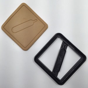 OSHA Gas Cylinder Pictogram Cookie Cutter