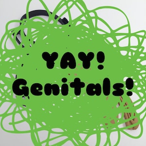 Male Reproductive Organs Cookie Cutter 3D Printed MATURE