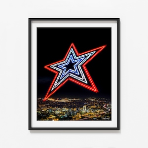 Roanoke Collage, Star City, Roanoke Print, Blue Ridge, Mill Mountain Star, Roanoke