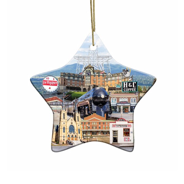 Ceramic Va Ornament Etsy