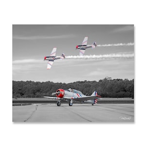 Warbird Thunder,  Air Craft Wall Decor, Military Gift, Airplane Print, Air Craft, Military Aircraft, Vintage Aircraft