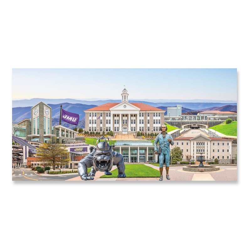 JMU 3 Piece Wall ART_3002, JMU, James Madison, JMU Print, Wall Art Etsy