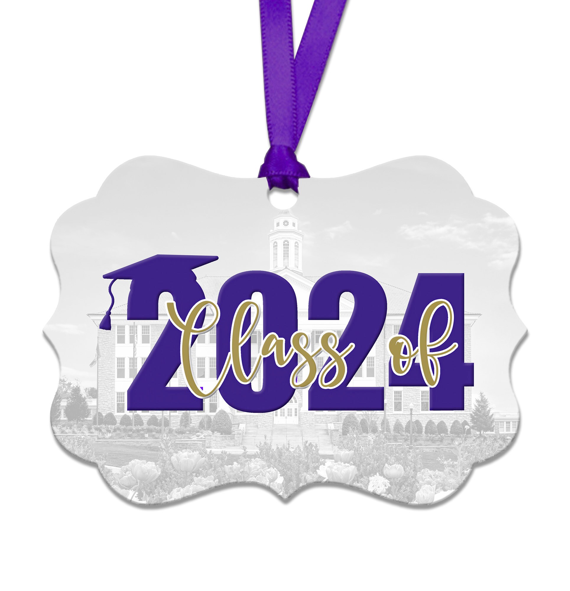 JMU Class of 2025 Benelux Ornament, JMU, James Madison, JMU Ornament