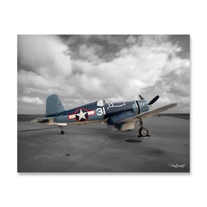 Corsair, FG-1D Corsair,  Air Craft Wall Decor, Military Gift, Airplane Print, Air Craft, Military Aircraft, Vintage Aircraft