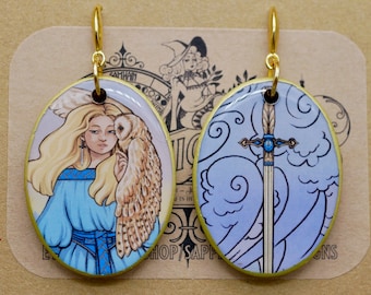 Suit of Swords - Tarot Earrings