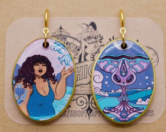 Suit of Cups - Tarot Earrings