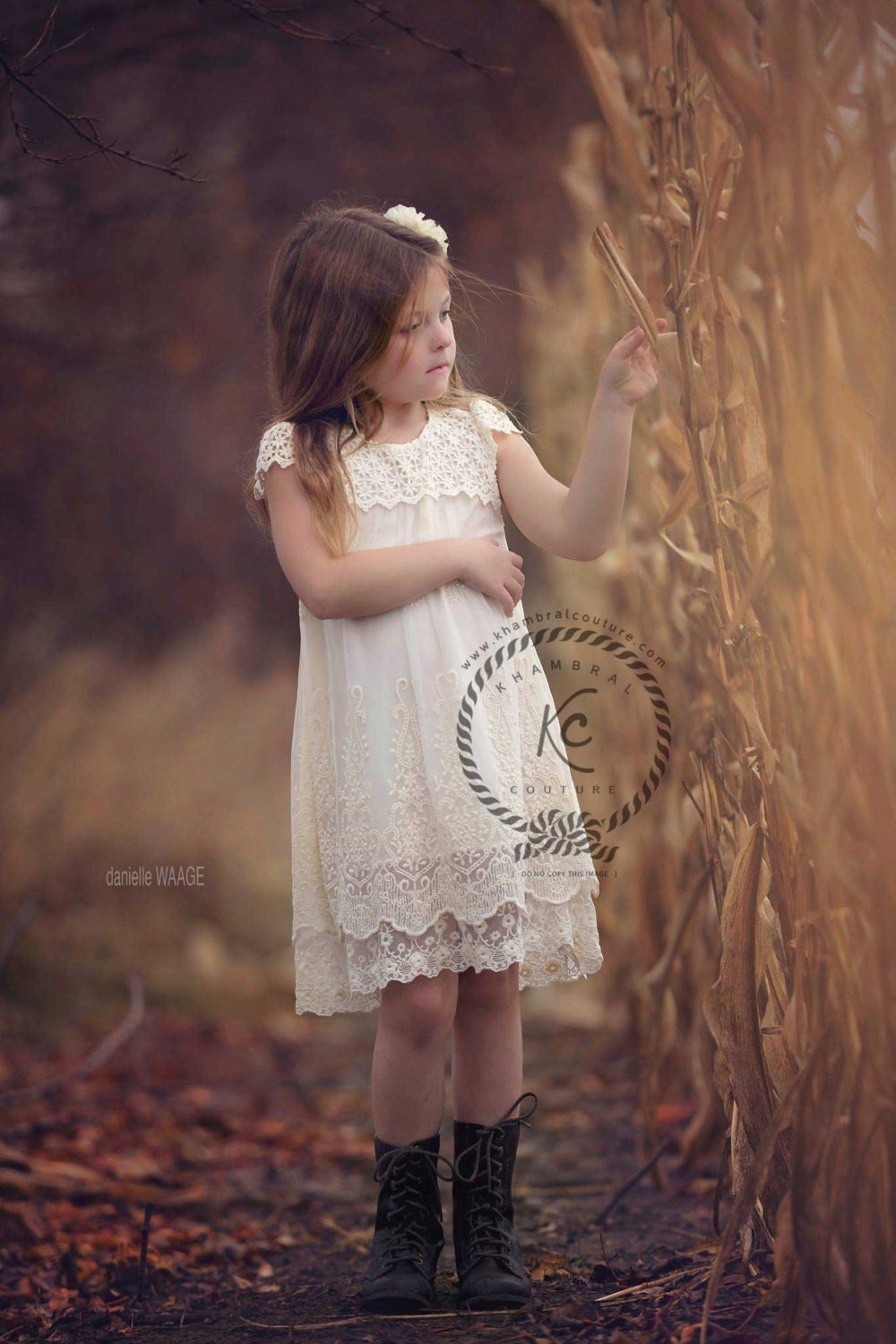 maya flower girl dress