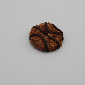 Miniature Samoa Cookie Refrigerator  Magnet Food Foodie Collector Item Polymer Clay Girls Scout