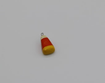 Candy Corn Necklace Charm Pendant Polymer Clay Foodie Gift Food Novelty Candy 266