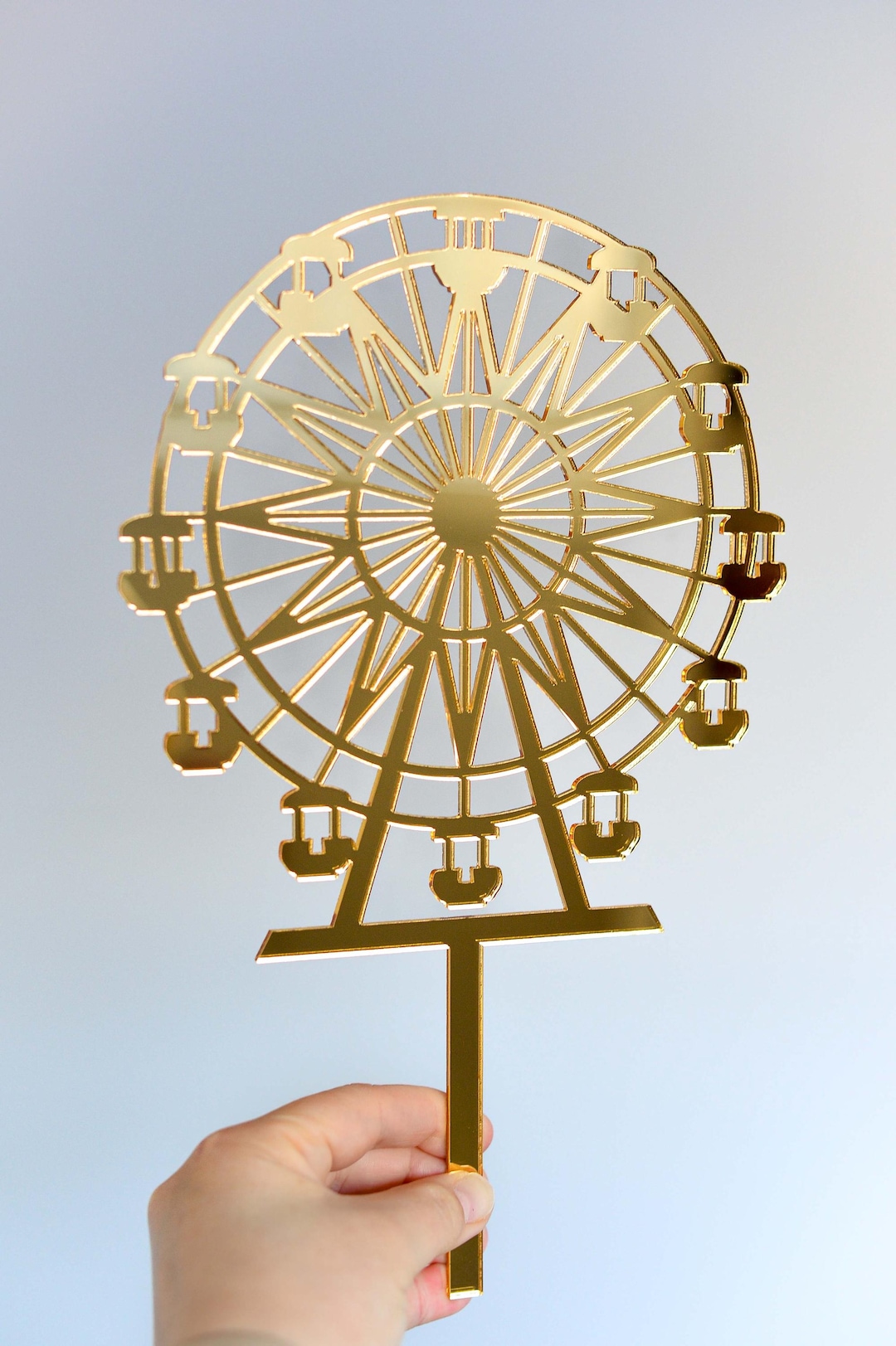 Ferris Wheel Acrylic Cake Topper, Laser Cut - Etsy