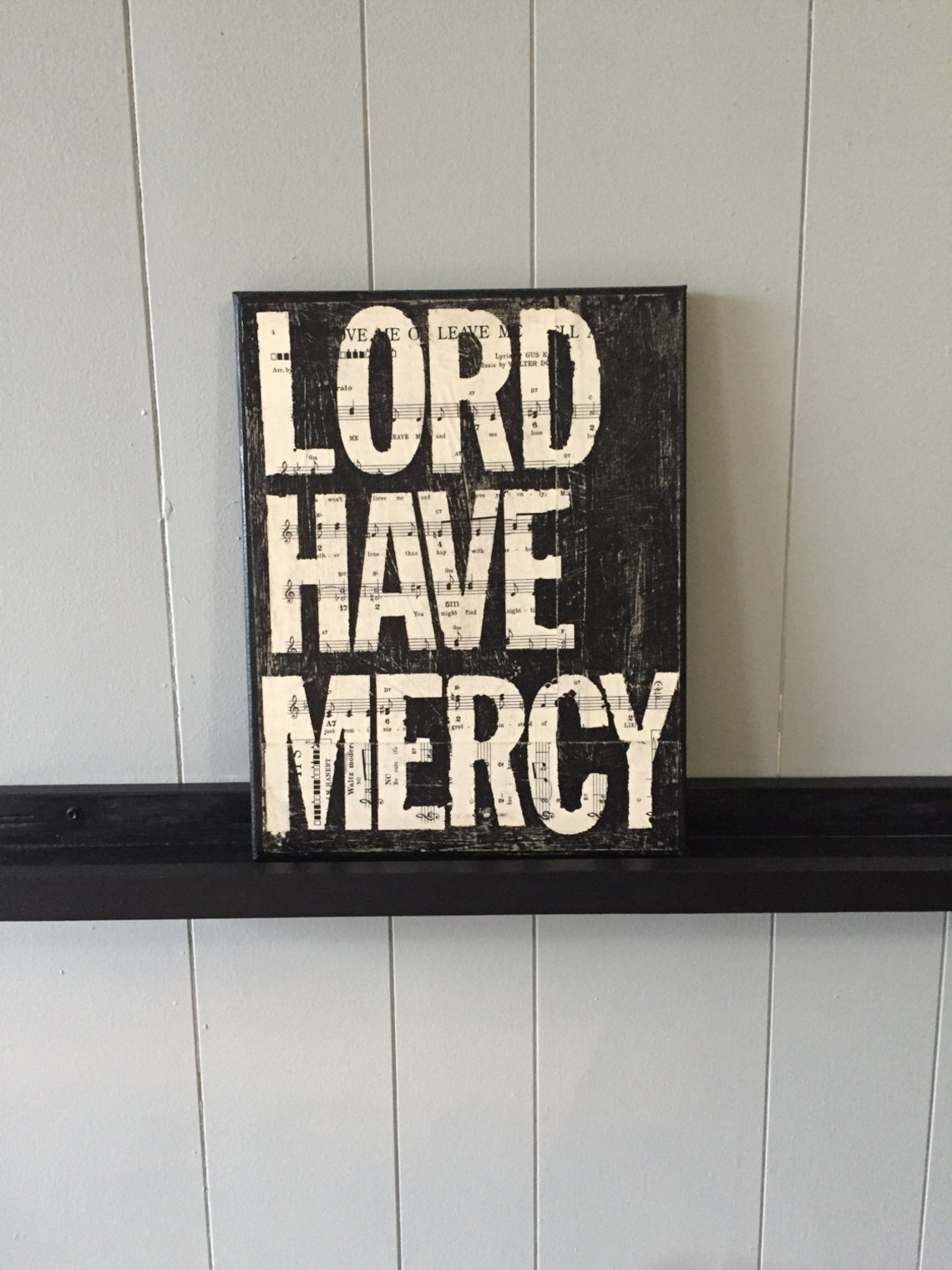 Canvas Art Quote Lord Have Mercy 11 X 14 Canvas Etsy
