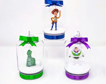 Toy Story Inspired Shatterproof Snow Globe Ornaments – To Infinity and Holiday!