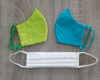 Solid Color - Reusable Fabric Face Mask
