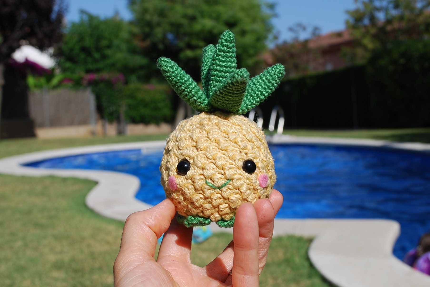 38 Crochet Kawaii Patterns with Keychains, Amigurumi, Hats, and Coasters 31 Amigurumi Pineapple Crochet