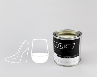 20 // One Night Stand - Half Pint (8oz) Scented Soy Candle in Paint Can (Pheromones, Bergamot, Woodsmoke, Dash of Cabernet)