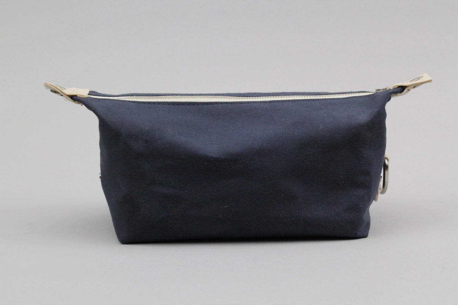 The Jack Dopp Kit // Navy Waxed Canvas Expandable Dopp Kit / Etsy