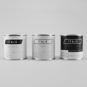 Candle TRIO Three Half Pint 8oz Scented Soy Candles in Paint Cans Your choice of scents image 2