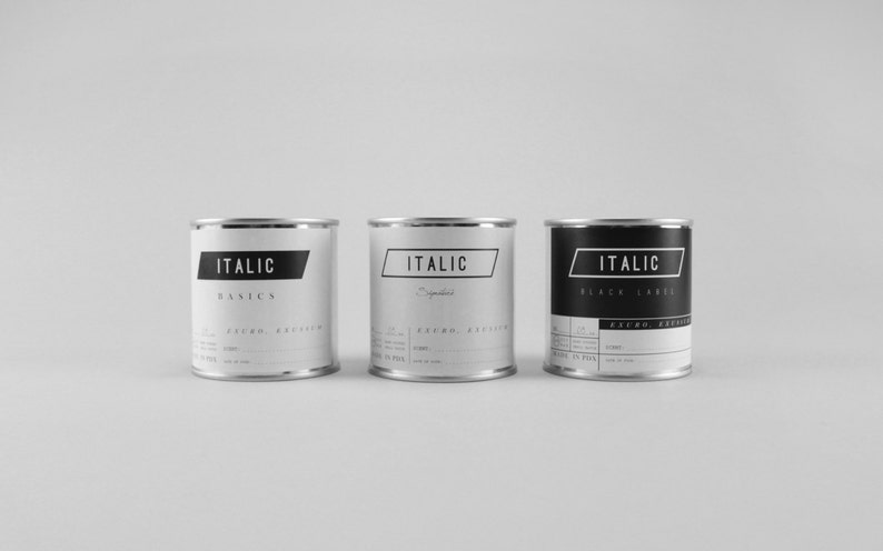 Candle TRIO Three Half Pint 8oz Scented Soy Candles in Paint Cans Your choice of scents image 2