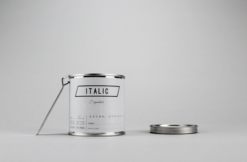 Candle TRIO Three Half Pint 8oz Scented Soy Candles in Paint Cans Your choice of scents image 4